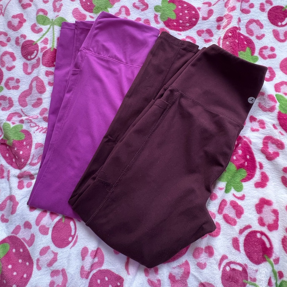 Danskin Plum Activewear Leggings